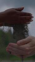 Hands Sharing the Earth A Meaningful Symbol of Connection and Unity Between All of Us video