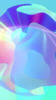 Exploring Abstract Fluid Dynamics Through Uniquely Vibrant Hues and Textures in Art video