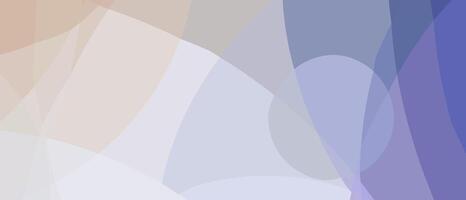 Abstract background of overlapping, pastel-colored shapes. vector