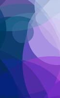 Abstract background with overlapping purple, blue, and teal shapes. vector