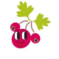 hawthorn doodle character vector
