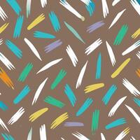 Abstract Brush Stroke Pattern , Simple, Seamless Design. vector