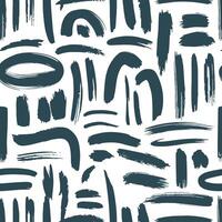 Seamless Brush Stroke Background. vector