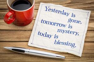 Today is blessing photo