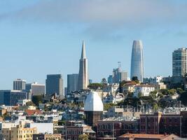 Skyline View of San Francisco with Transamerica Pyramid and Salesforce Tower photo