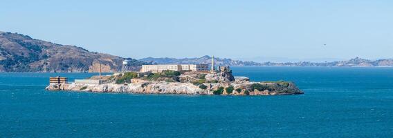 Alcatraz Island and Federal Penitentiary in San Francisco Bay photo