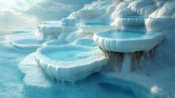 Pamukkale's Unique Geothermal Beauty photo