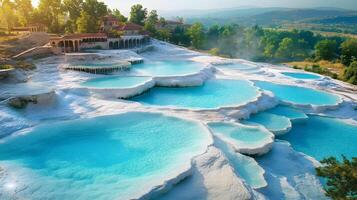 Crystal Blue Waters in Pamukkale photo
