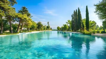 Crystal Blue Waters in Pamukkale photo