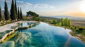 Crystal Blue Waters in Pamukkale photo