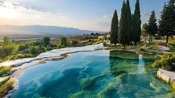 Crystal Blue Waters in Pamukkale photo