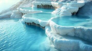 Pamukkale's Unique Geothermal Beauty photo
