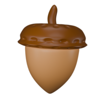 3d Icon Acorn Nuts for Food png