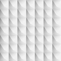 seamless geometric 3d pattern. Repeatable architecture creative background. Decorative endless white and gray tile texture vector