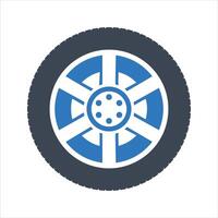 Tire icon. Vehicle tire icon vector