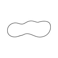 Empty speech bubble for message and text. Hand drawn doodle quotes boxes illustration. vector