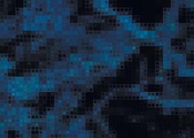 blue abstract pixel background on surface vector
