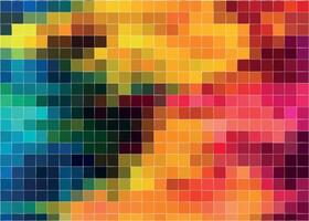 A colorful background with squares of different colors vector