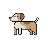 dog and bone vector