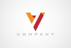 Initial Letter V7 or 7V Logo, Letter V with number 7 inside in negative space combination, suitable for brand and companys logo design, illustration vector