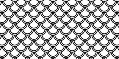 Black circle geometric pattern design vector