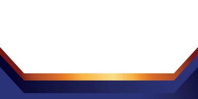 simple gradient blue and gold background vector