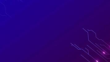 Futuristic digital data streams flow seamlessly through circuit boards, powered by AI and network connections video