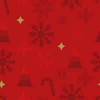 red Christmas seamless pattern. design for tile , fabric, paper vector