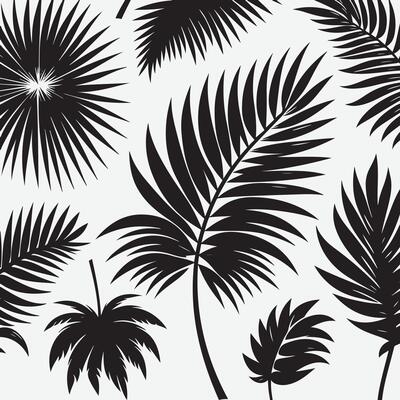 Tropical Foliage Clip Art Bold Designs for Artistic Backgrounds