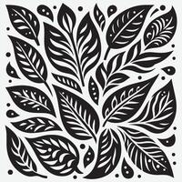 Versatile Silhouettes of Tropical Leaves for Innovative Design Applications vector