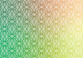 Gradient green line pattern yellow graphic background vector