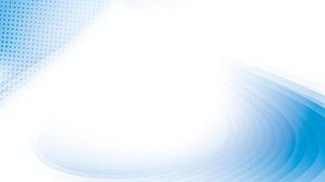 Abstract white and blue color background with curve lines and dot pattern. illustration. vector