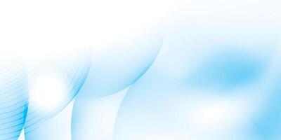 Abstract geometric white and blue color background with curve lines. illustration. vector