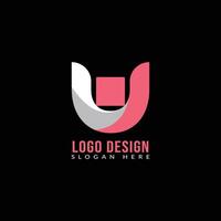 abstract corporate logo design template vector