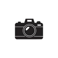 Black camera icon featured in artistic design vector