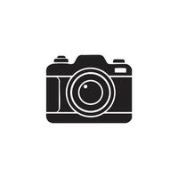 Design art featuring a black camera icon vector