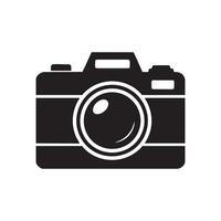Black camera design in digital art vector
