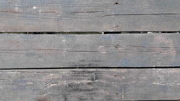 Close up of weathered wooden planks, perfect for rustic backgrounds and autumn themed designs video