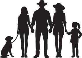 Family Silhouette Logo PhotosFamily Silhouette Logo Photos vector