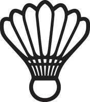 Game shuttlecock icon simple style vector