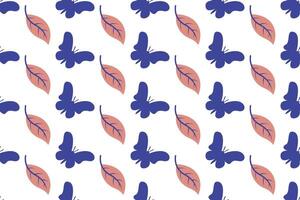 Nature seamless pattern background vector