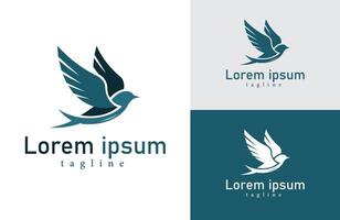 Modern Bird Logo for Professional Branding Minimalist and Stylish vector