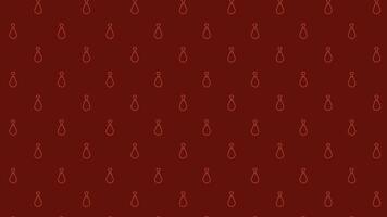 A red and black pattern with small, red dots video