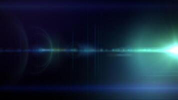 A bright light shining through a dark background with lens flare effects video