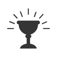 A minimal chalice design for print vector