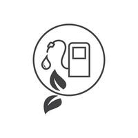 fuel efficient icon element design template web vector