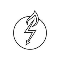low power consumption icon element design template vector