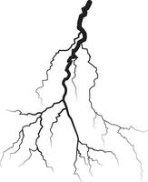 Lightning Flash Silhouette Transparent Background. Lightning electric thunder storm vector