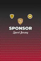 Creating Eye-Catching Sports Jerseys with Sublimation Fabrics. vector