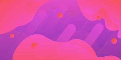 Abstract 3D wave art background design with purple and pink combination for design. Eps10 vector